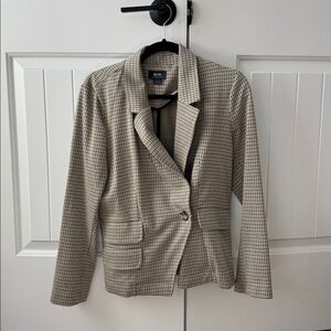 Maeve Houndstooth Blazer - Anthropologie